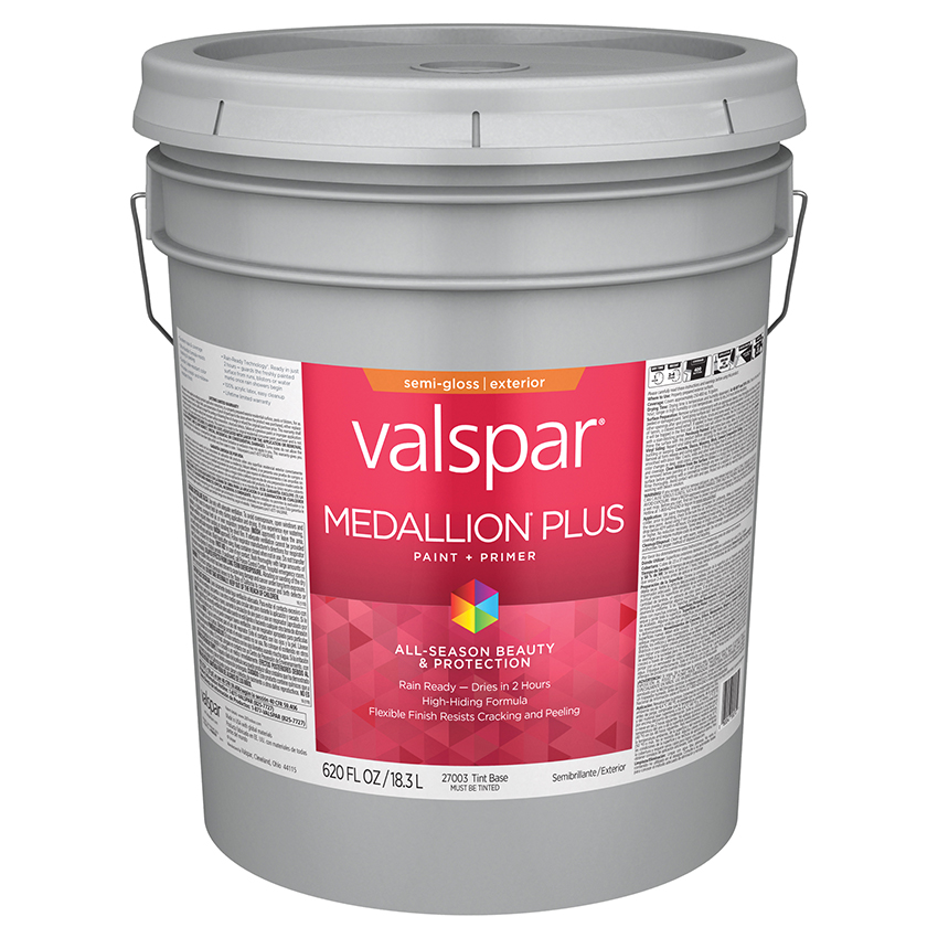 Shop Valspar 5 Gallon Medallion Plus Exterior SemiGloss Tint Base at Moscow & Pullman Building